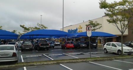 sombreadores e coberturas para estacionamento